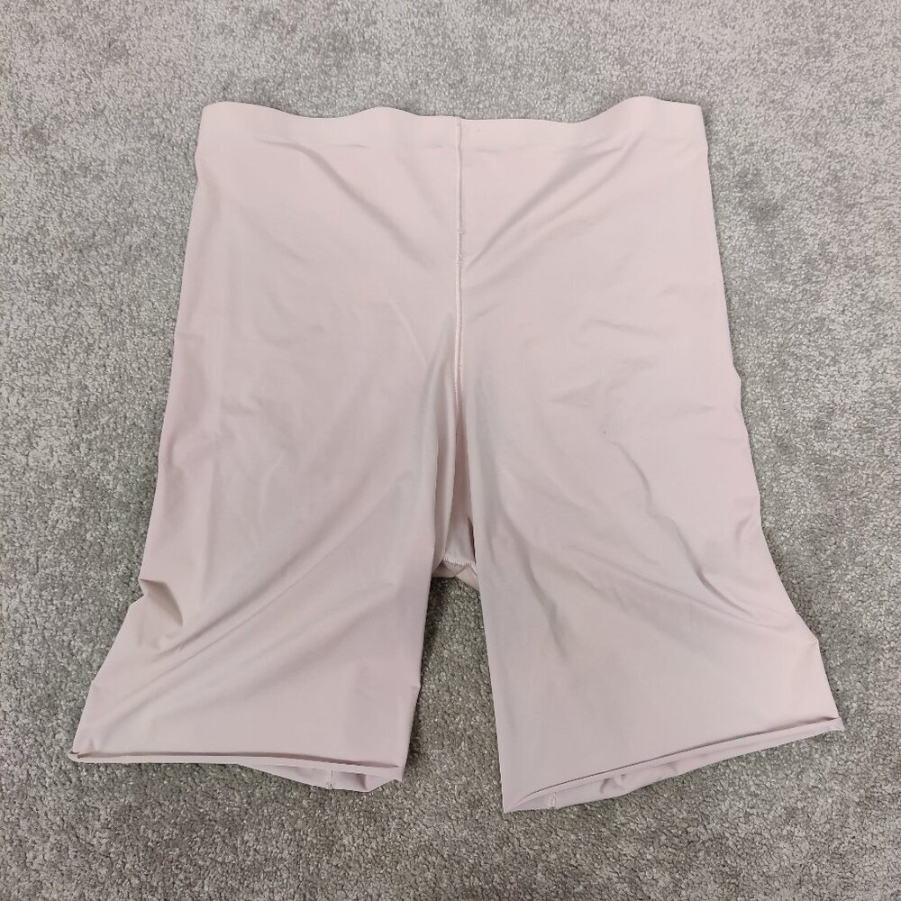 Women's Seamless Slip Shorts Size S Pink Powder High Waist Slimming Compression